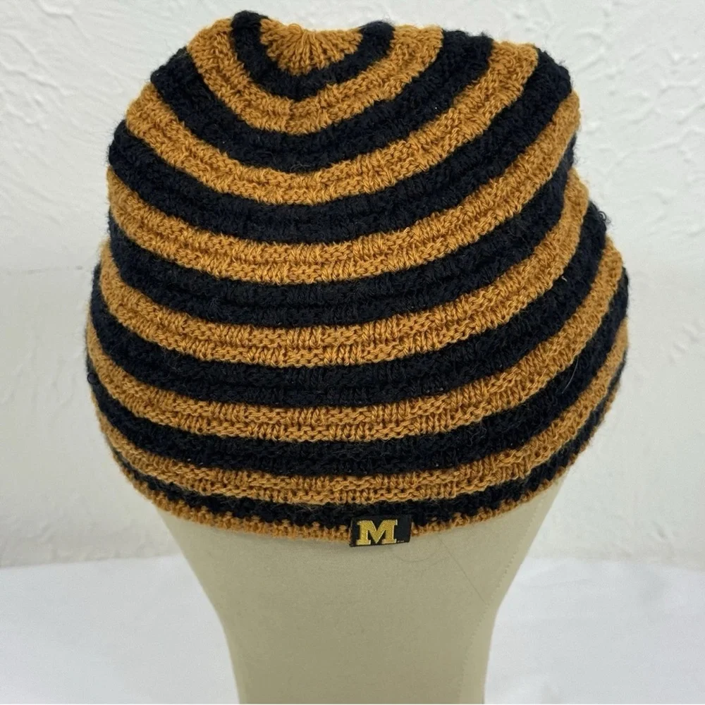 Mizzou Striped Black and Gold‎ Beanie